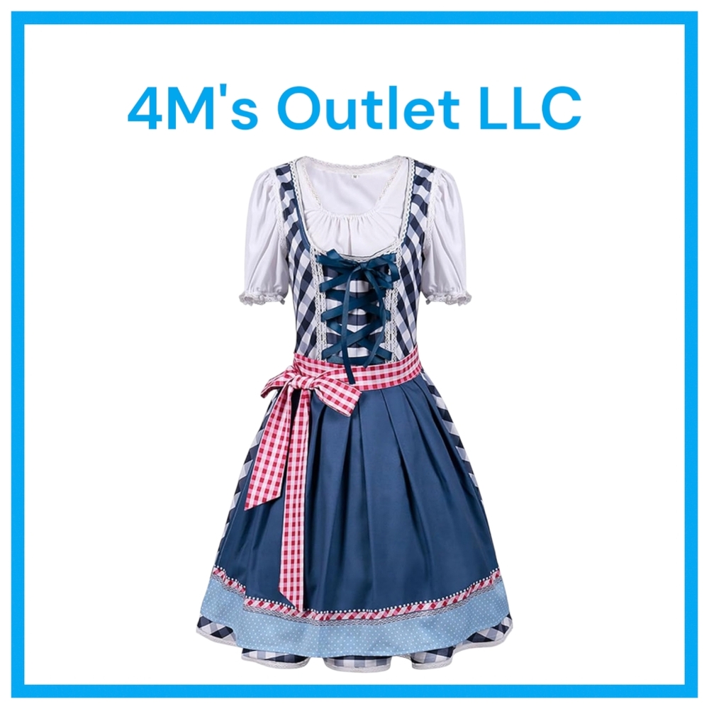 Women's German Dress Costumes 3 Pieces for Oktoberfest